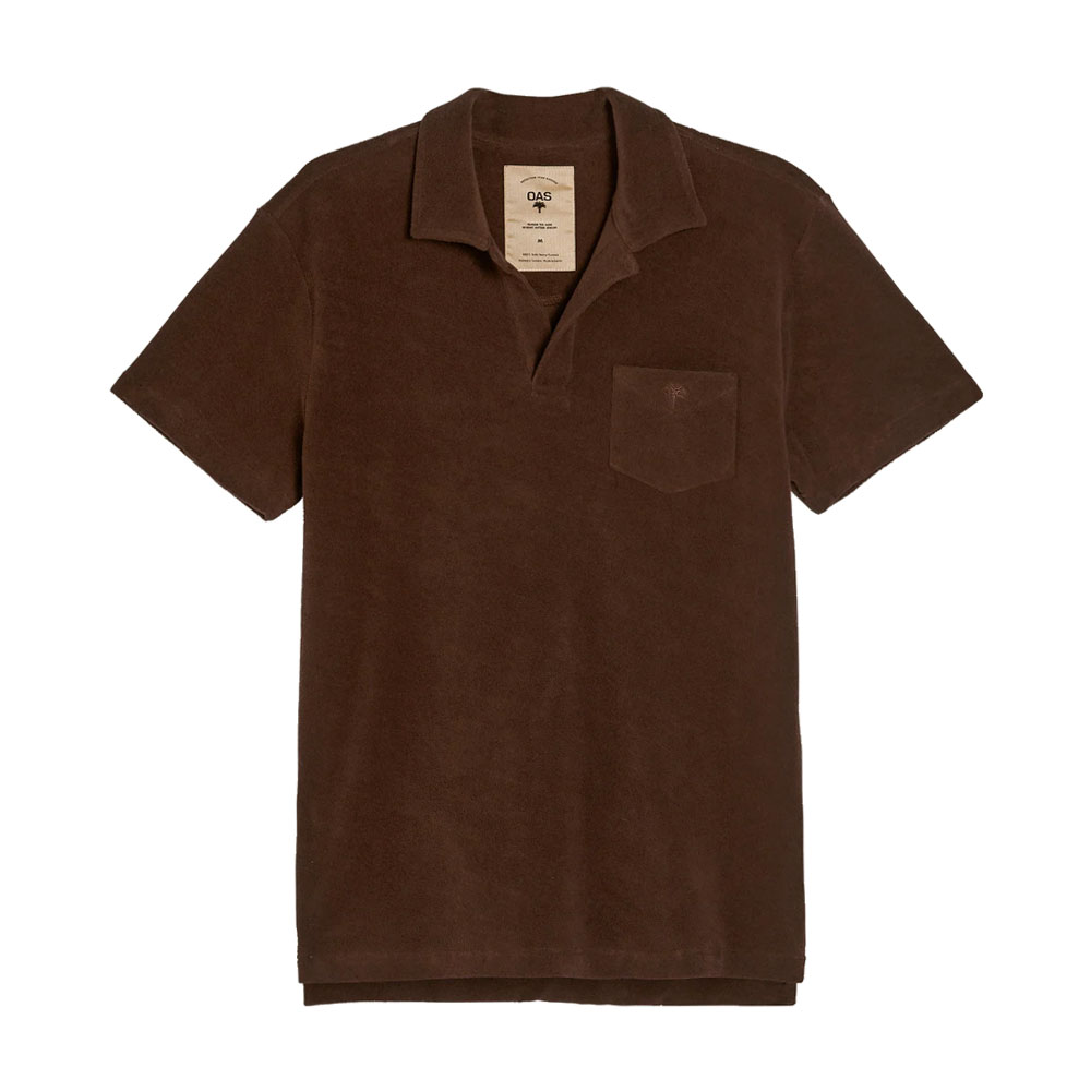 Brown Polo Terry Shirt