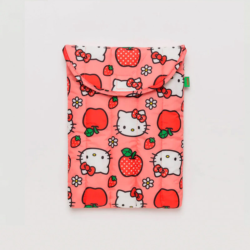 Puffy Laptop Sleeve 13&quot;/14&quot; - Hello Kitty Apple