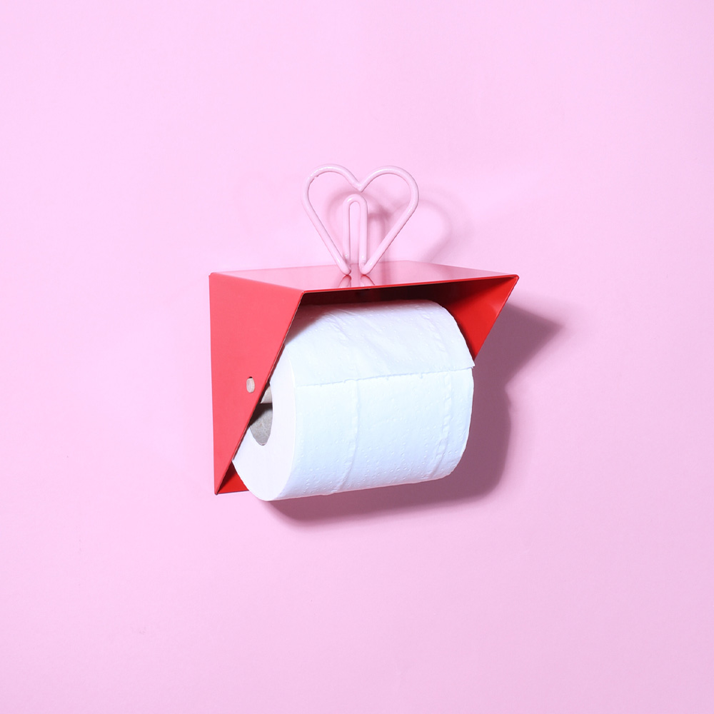 Toilet Paper Holder - Red