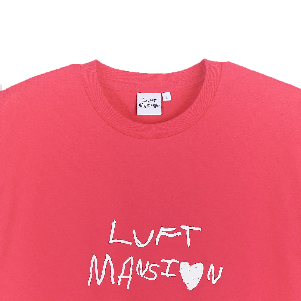 Luft Mansion T-shirt  Hot Pink