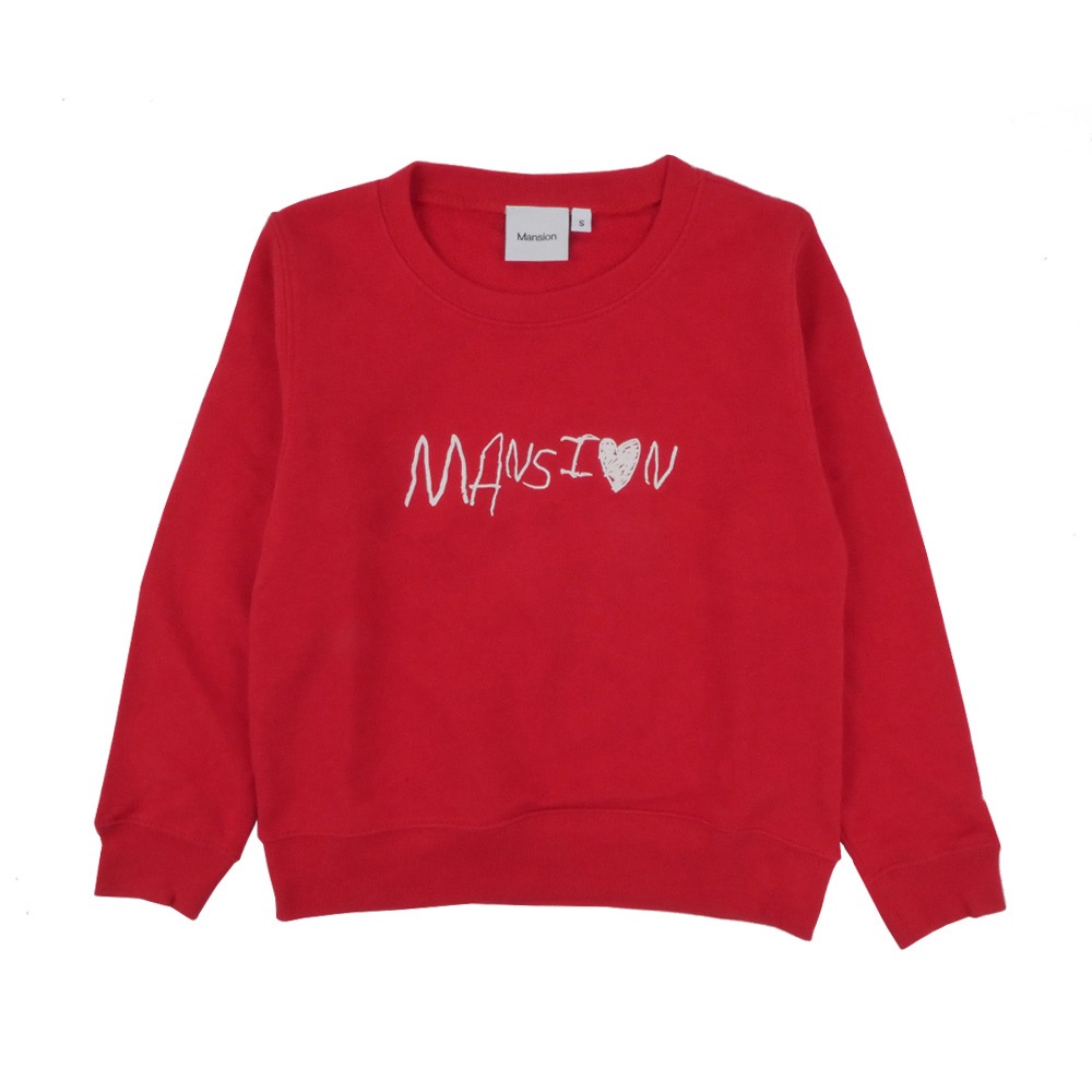 Mansion Love Sweatshirt for Baby - Red