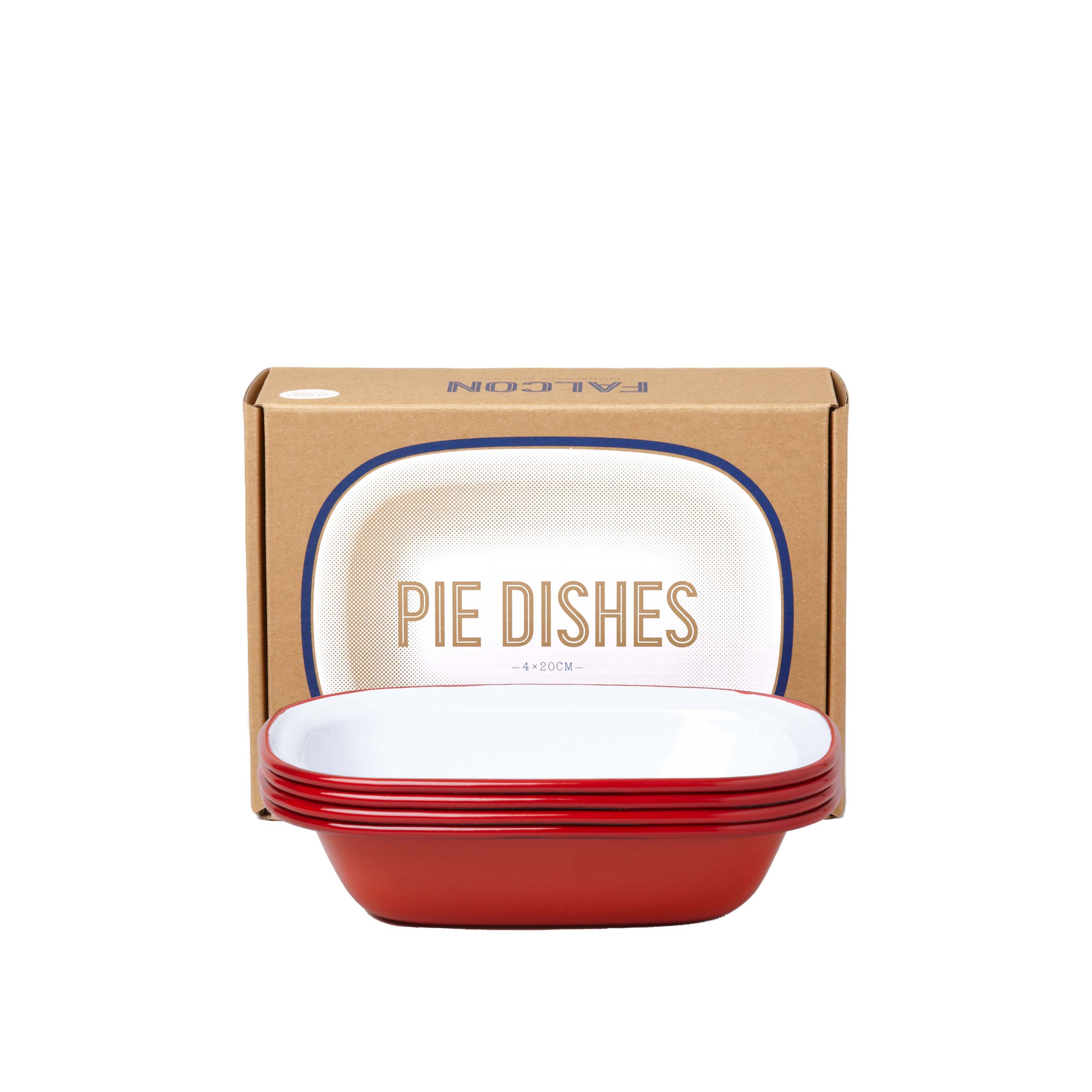 Pie Dishes Pillarbox Red