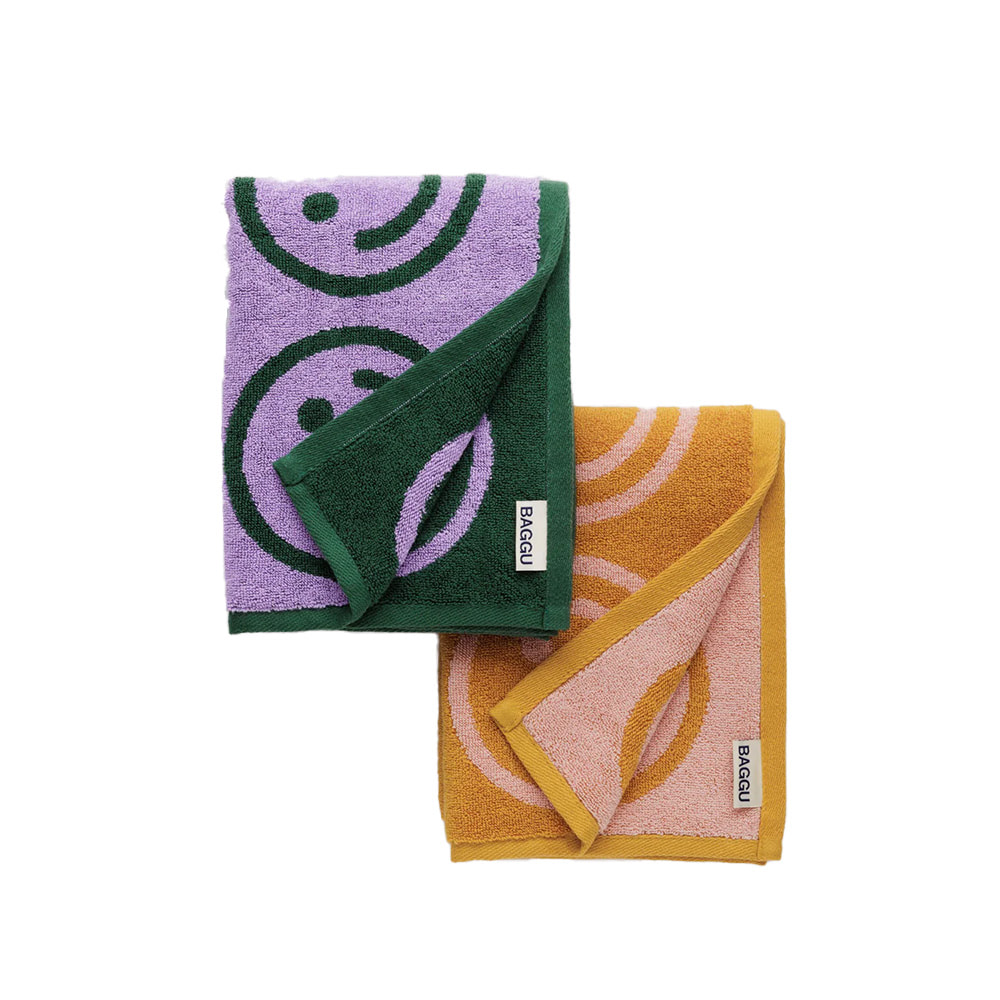 Hand Towel Set of 2  Marigold Happy Mix