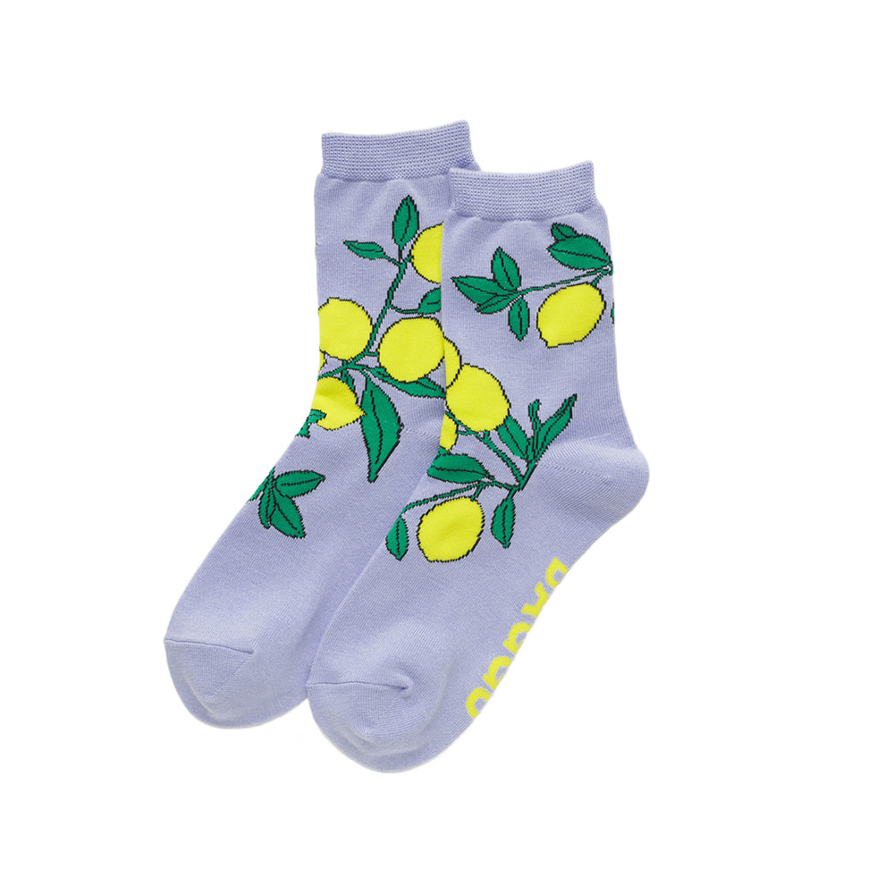 Crew Sock Lemon Tree